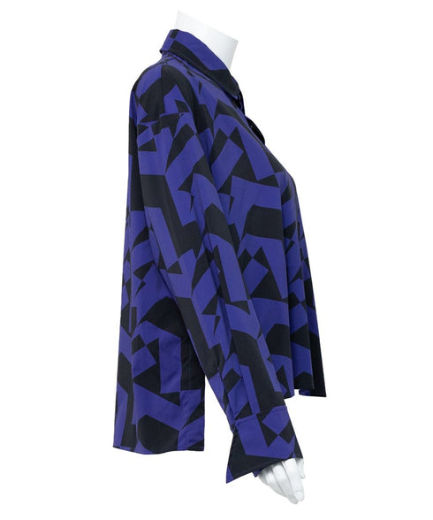 Geometric Pop Over Shirt